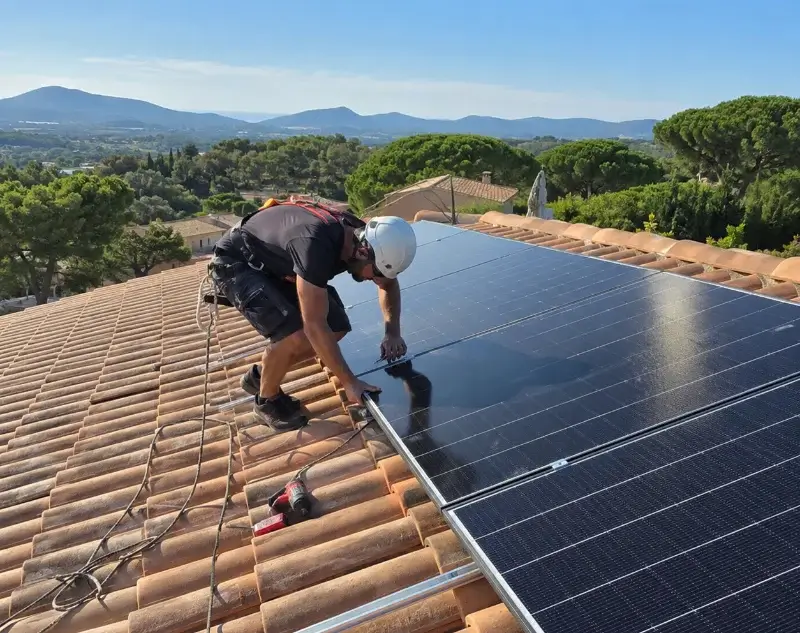 Installateur panneaux solaires Saint Maurice Étusson — pose photovoltaïque sur toiture