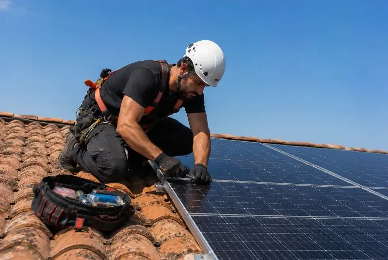 Maintenance et monitoring de panneaux solaires à Saint Maurice Étusson