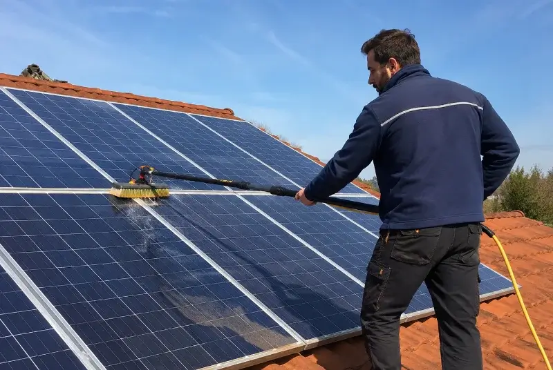 Nettoyage et entretien de panneaux solaires à Saint Maurice Étusson